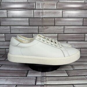 Sam Edelman White Leather Ethyl Lace Up Sneaker Shoe Size 9.5‎